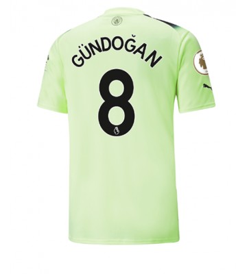 Manchester City Ilkay Gundogan #8 Tredjedrakt 2022-23 Kortermet